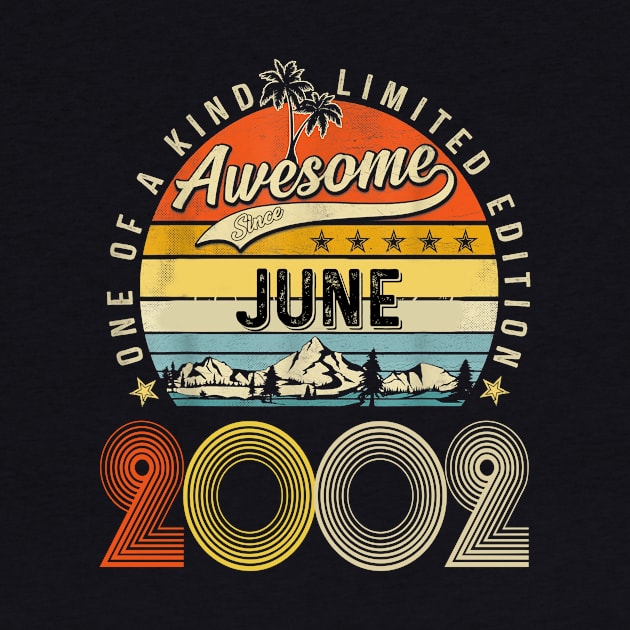 Awesome Since June 2002 Vintage 21st Birthday by Tagliarini Kristi